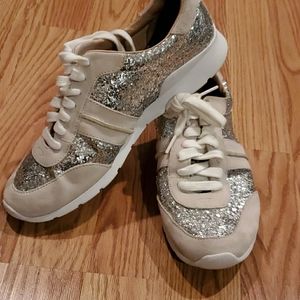 UGG suede and glitter shoes